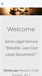 Mobile Screenshot of amoslegalservice.com